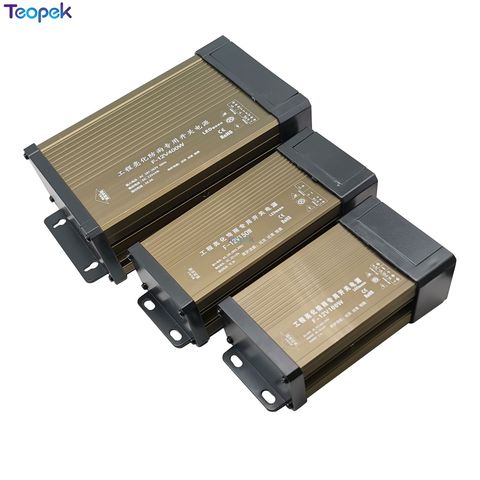 Rainproof Switching Power Supply IP43 DC12V 60W 100W 150W 200W 300W 400W 220V LED outdoor Transformer DC 12V ► Photo 1/4