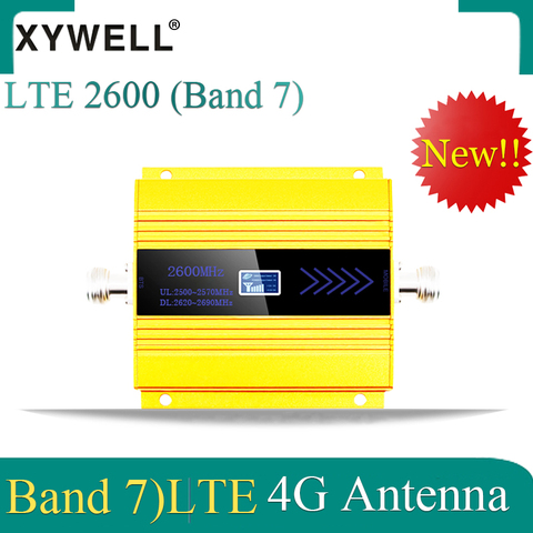 New!! FDD LTE 2600mhz Band 7 4G Signal Booster 2600mhz CellPhone GSM Signal Booster 4G LTE 2600 Network Cellular Signal Repeater ► Photo 1/6