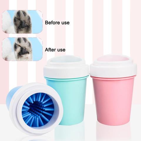 Dirty Dog paw cleaner Soft Silicone Combs Portable Pet Foot Washer Cup Pet Grooming Brush Dog foot Washer Pet dog accessories ► Photo 1/6