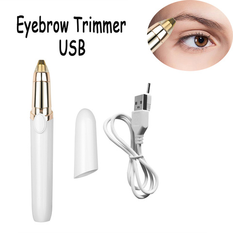 Electric Face Eyebrow Hair Trimmer Mini Portable Women Body Shaver Remover Blade Razor Eye Brow Epilator for Female ► Photo 1/6
