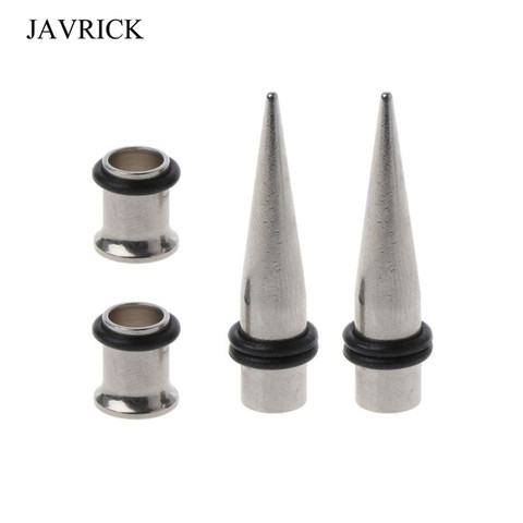 Gauge 7mm Pair of 316l Steel Tapers and Tunnels Ear Stretching Kit  Body Jewelry ► Photo 1/6
