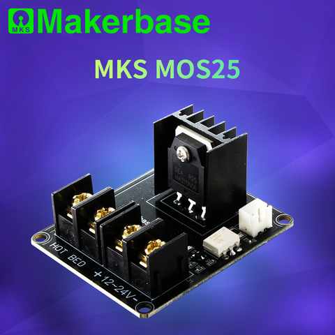 Makerbase MKS MOS25 3D printer parts heating-controller for heat bed extruder MOS module support big current 25A ► Photo 1/4