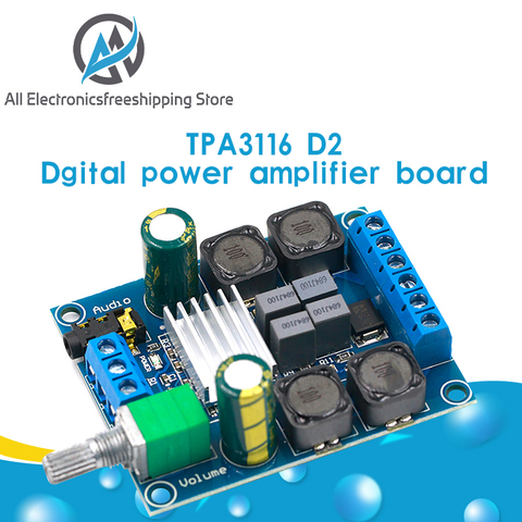 TPA3116D2 2.0 Digital power amplifier Board 50w X2 Stereo Audio amplifier ► Photo 1/6