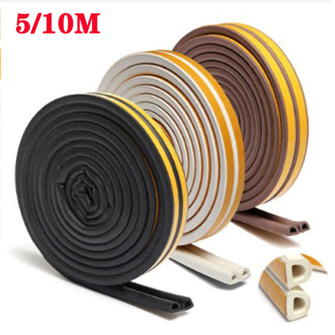 5/10 meters installed self-adhesive doors Windows sound-proof sealing strip window wood door joint windproof crash-proof rubber ► Photo 1/6