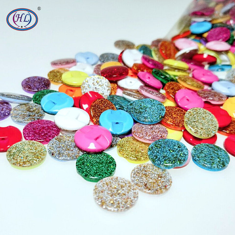 HL 30/50/150pcs 12MM Mix Colors Resin Buttons Garment Sewing Accessories DIY Crafts ► Photo 1/3