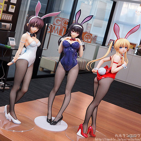 GZTZMY Anime Saenai Heroine No Sodatekata Kasumigaoka Utaha FREEing Bunny Girl Sexy girls PVC Action Figures toys Anime Toy gift ► Photo 1/6