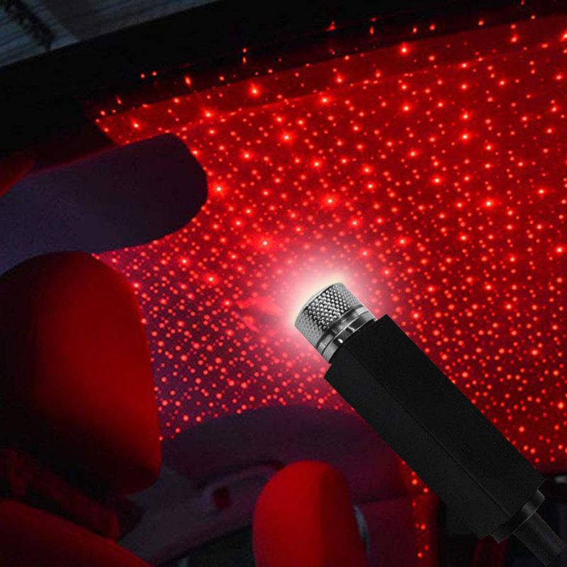 Plug&Play Car USB Star Ceiling Light Roof Light Romantic USB Night Light Party 