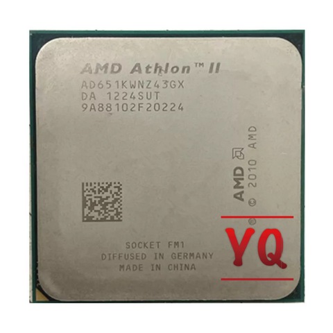 AMD Athlon II X4 651 X4 651X X4 651K 3.0 GHz Quad-Core CPU Processor AD651KWNZ43GX / AD651XWNZ43GX Socket FM1 ► Photo 1/1