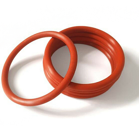 OD 15-80mm Red Silicone O-Ring Thickness 4mm Food Grade Sealing Ring Waterproof And Insulated 5/10/20pcs ► Photo 1/5