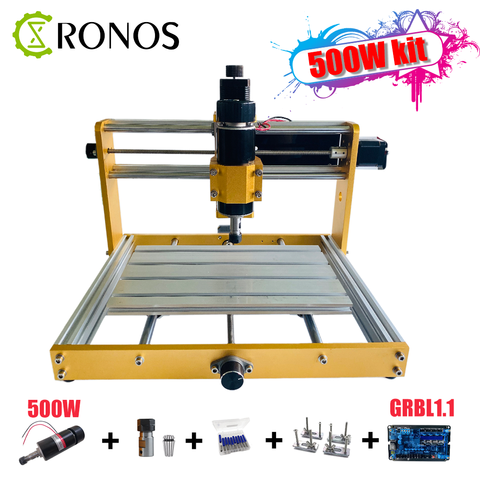 CNC 3018 update 3018plus Metal Frame Apply Nema17/23 Stepper 52mm Spindle CNC Wood Router,Pcb Milling Machine,Craved On Metal ► Photo 1/6
