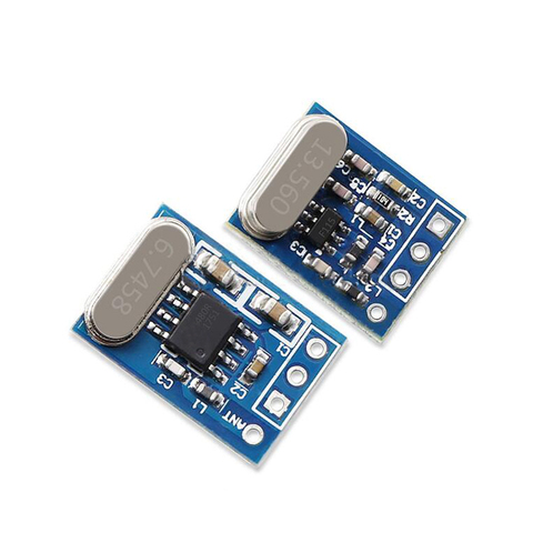 1Set 2Pcs 433MHZ Wireless Transmitter Receiver Board Module SYN115 SYN480R ASK/OOK Chip PCB for arduino ► Photo 1/6