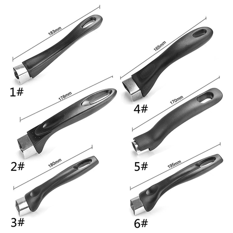 Pot Handle Household Long Anti Scalding Durable Pan Replacement Removable Bakelite Grip Universal Ergonomic Kitchen Accessories ► Photo 1/6