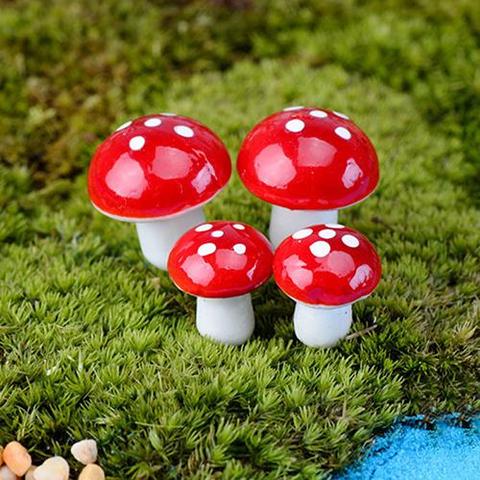 20 Pcs Miniature Mushroom Craft Garden Pot Ornament Gardening Landscape Succulent Bonsai DIY Craft Home Decoration Accessories ► Photo 1/6