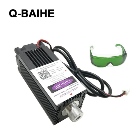 405nm 500mw Focusing Blue Purple Laser Module Engraving Laser Tube Diode hx2.54 2p Port with Protective Goggles ► Photo 1/6