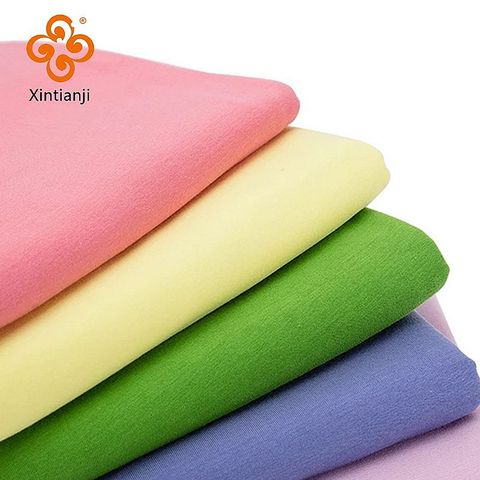 60s Knitted Cotton Spandex Fabric Thin Stretchy Jersey Fabric For Summer T-Shirt DIY Textile Cloth A0219 ► Photo 1/4
