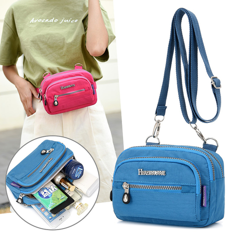 Women Messenger Bags Small Purse Shoulder Bag Female Waterproof Nylon Crossbody Bags Waist Packs Handbags High Quality ► Photo 1/6