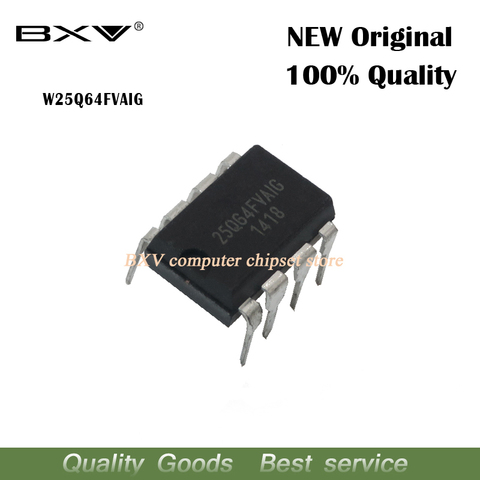 5PCS W25Q64FVAIG DIP W25Q64 DIP8 25Q64 DIP-8 25Q64FVAIG NEW IC ► Photo 1/1