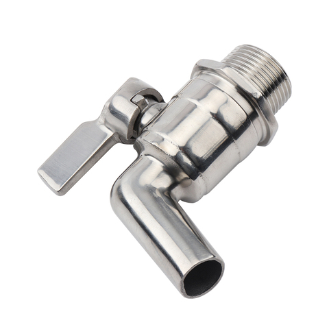 3/4 Homebrew Drain Valve Working Pressure 200PSI Sanitary Faucet Drink Faucet Beer Wine Beverage Faucet Beer Keg Tap ► Photo 1/6