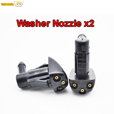 Misima x2 Front Windscreen Washer Jet Spray Nozzle Set For Hyundai Tucson Entourage For KIA Sportage Spectra Spectra5 2007 2008 ► Photo 1/4