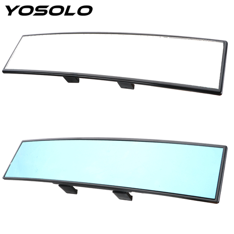 YOSOLO Angle Panoramic 300mm Large Vision Anti-glare Car Rear View Mirror Baby Rearview Mirror Car Interior Accessories ► Photo 1/6