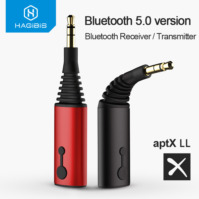 Hagibis Bluetooth Receiver Transmitter 3.5mm aptX LL 2in1