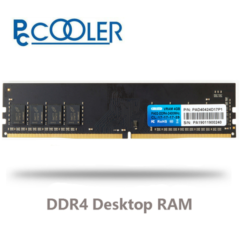 pccooler 4GB 8GB 16gb PC Memory RAM Memoria Module Computer Desktop DDR4  PC4 4g 8g 16g 2400Mhz 2666Mhz  DIMM  3200MHZ  3000MHZ ► Photo 1/6