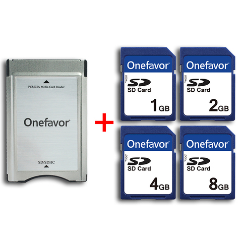 1GB 2GB 4GB 8GB Memory Card With adapter onefavor PCMCIA SD card reader for Mercedes Benz MP3 memory ► Photo 1/6