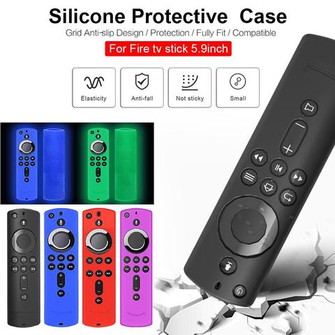 Buy Online Remote Control Luminous Anti Lost Silicone Case For Fire Tv Stick 4k Fire Tv 3rd Generation Fire Tv Cube Alitools