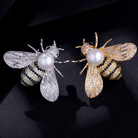  Wedding Broach Gold Brooches for Women Rhinestone