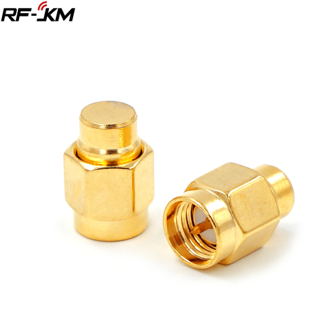 2pcs 2W 6GHz 50 ohm SMA Male RF Coaxial Termination Dummy Load Gold Plated Cap Connectors Accessories ► Photo 1/5