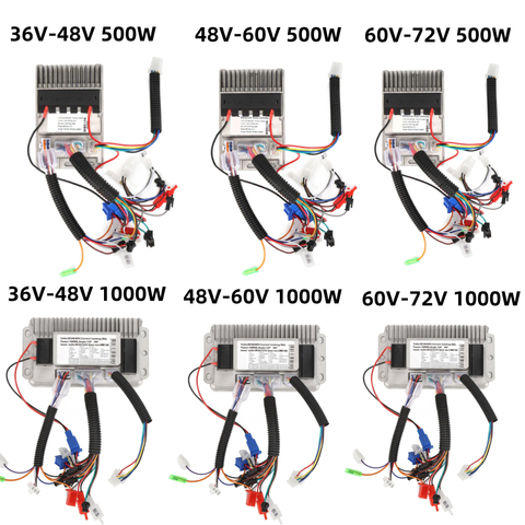 36V-48V-60V-72V 500W/1000W Electric Bicycle Brushless Controller Universal Scooter Alarm Cruising Controller For Electric Bike ► Photo 1/6
