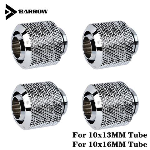 8PCS Barrow 3/8'' Thin Hose Fitting, Used For 9.5*12.7mm/9.5*16mm Tube,Gold White Black Hand-Tightened Soft Pipe Connector ► Photo 1/6