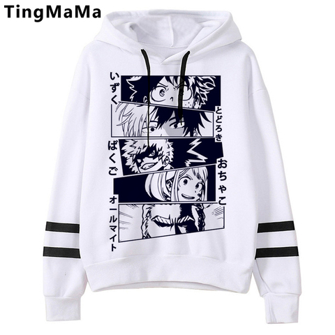 My Hero Academia Hoodies Men Kawaii Japanese Anime Hoodie Boku No Hero Academia Streetwear Unisex Himiko Toga Sweatshirts Male ► Photo 1/6