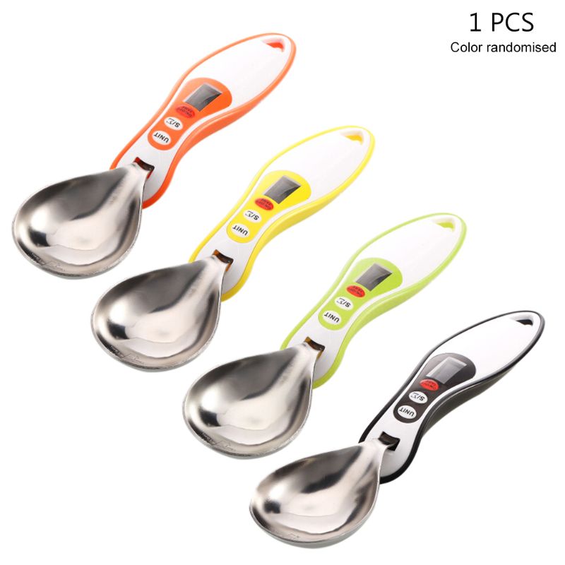 500g/0.1g Portable LCD Digital Kitchen Scale Measuring Spoon Coffee Sugar  Gram Electronic Spoon Weight Volumn Food Scale