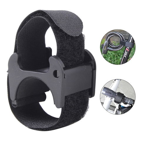 Multi-Purpose Bike Strap Band Flashlight LED Tourch Mount Holder Bike Lock Clamp Holder Magic Band Mountain Bicycle Accessories ► Photo 1/6