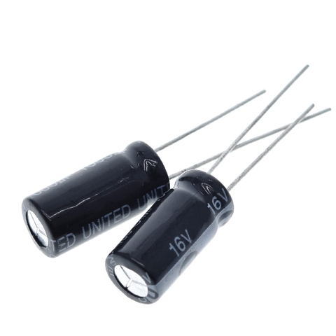 1000 uF 16 V 8*16 DIP aluminum Electrolytic capacitor 100pcs 1000uF 16V 16V 1000uF 16 V 1000 uF ic ... ► Photo 1/5