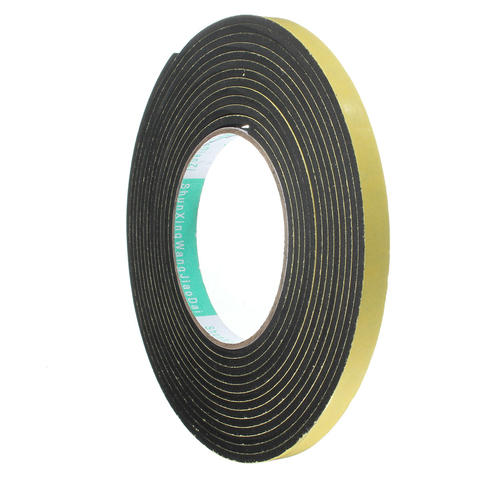 5M 3/2x10mm Door Seal Strip Single Sided Adhesive Waterproof Stripping Foam Sponge Rubber Strip Tape For Window Seal Door Seal ► Photo 1/6