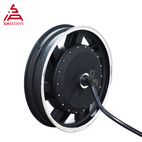 QS 17*3.5inch 8KW V3 V4120KPH High Speed Electric Motorcycle Hub Motor ► Photo 1/5