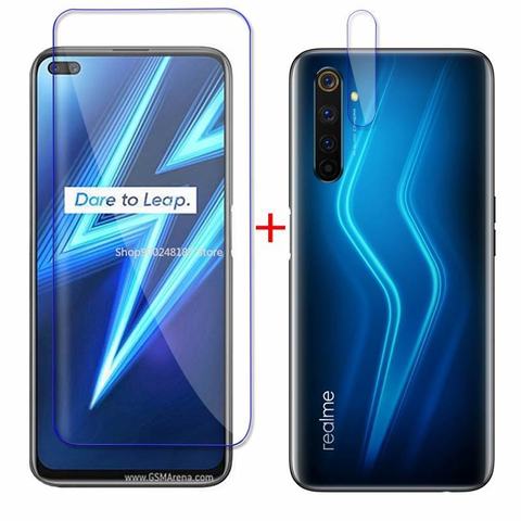 Realme6pro Tempered Glass For Oppo Realme 6 Pro 6 6i Back Camera Glass Screen Protector On Realmi 6 Pro Front Safety Hard Film ► Photo 1/6