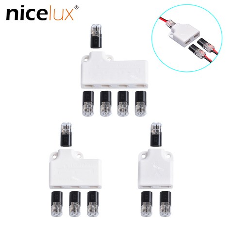 LED Wire Connector Splitter Box with Connector for Audio Auto Moto Lighting System 22-20AWG Led Strip Wire Cable Junction Box ► Photo 1/6