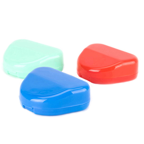 1pc Plastic Denture Storage Box Case Denture Storage Case Dental False Teeth Appliance Container Storage Box ► Photo 1/6