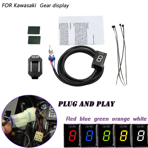 Gear Display Indicator For Kawasaki ER-6F versys 650 Z400 Z650 Z1000SX Z1000 Ninja 400 Motorcycle Ecu Direct Mount 1-6 Speed ► Photo 1/6