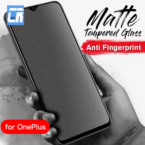 No Fingerprint Full Cover Matte Tempered Glass for Oneplus Nord 7T 6T 5T Screen Protector for One Plus 6 Frosted Glass Oneplus 5 ► Photo 1/6