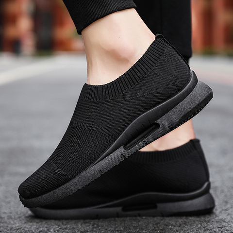 Hot Sale Light Running Shoes Jogging Shoes Breathable Men Sneakers Slip on Loafer Shoe Men's Casual Sports Shoes Size 46 2022 ► Photo 1/6