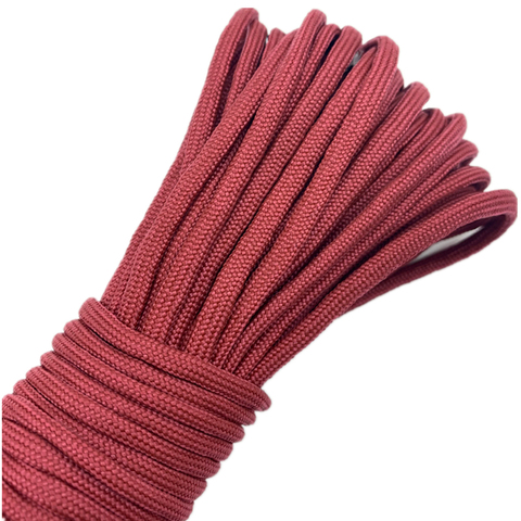 0.5/0.8/1.0/1.5/2.0/4mm 10yards DeepRed Rope Parachute Cord Lanyard Rope Climbing Camping Survival Equipment Paracord Bracelet ► Photo 1/2