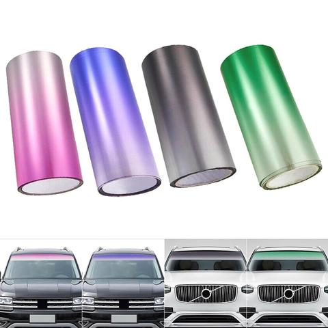 Car Front Windshield Sun Visor Protection Shade Sticker Window Sun Visor Strip Heat Insulation Tint Film 150x20cm ► Photo 1/5