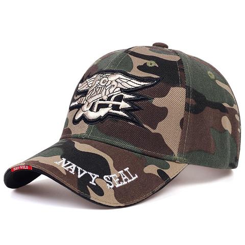 Fashion Mens US NAVY Baseball Cap Navy Seals Caps Tactical Army Cap Trucker cotton Snapback Hat For Adult hip hop hats gorras ► Photo 1/6