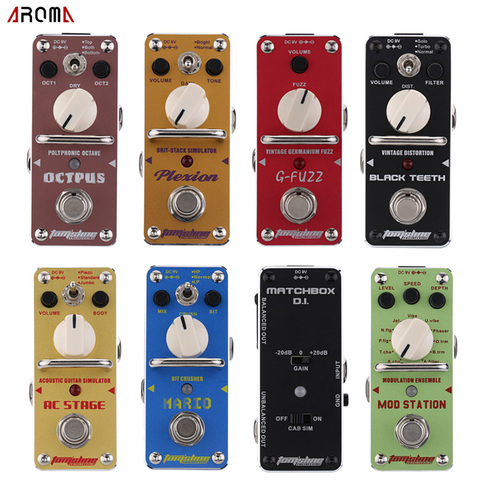 AROMA Guitar Pedal G-FUZZ Vintage Germanium Fuzz Guitar Effect Pedal Mini Analogue True Bypass Pedal for Guitar Accessories ► Photo 1/6