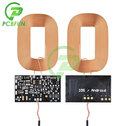 5V 1A Qi Standard Wireless Charger Receiver Circuit Module 5W PCBA Board Coil Universal Wireless Charging Coil for Smart Phone ► Photo 1/1