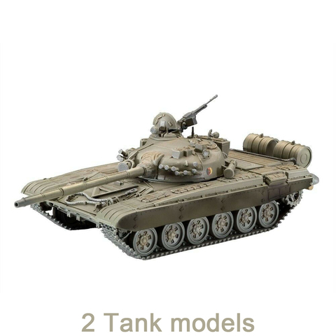 Price History Review On 2pcs Set 1 72 Scale Action Figure T 55a T72 Mi Lepoard2a5 Mini Tank Assembled Model Heavy Machine Gift For Children Diy Toy Aliexpress Seller Uaincube Booby Store